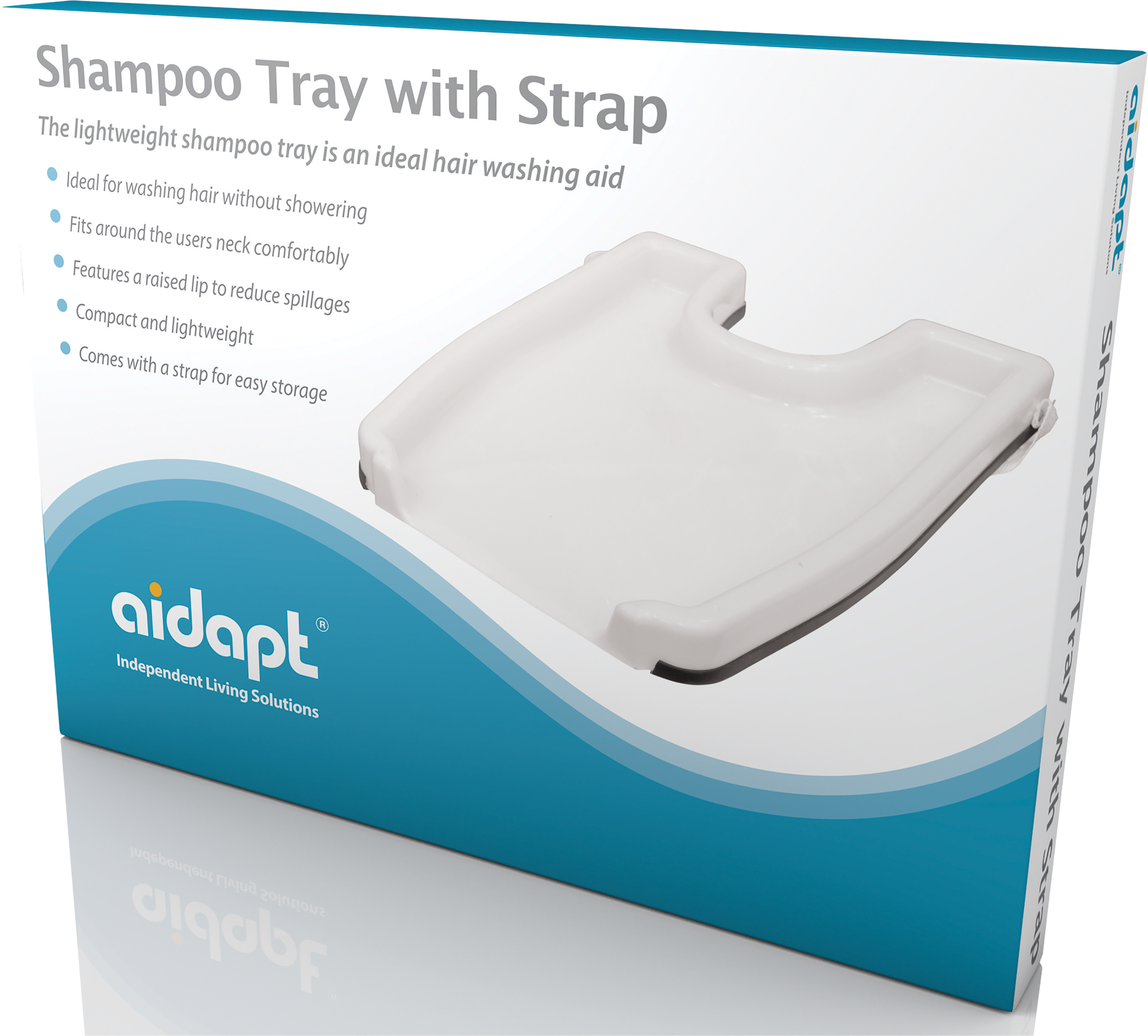 Aidapt Shampoo Blad - Met band - Wit