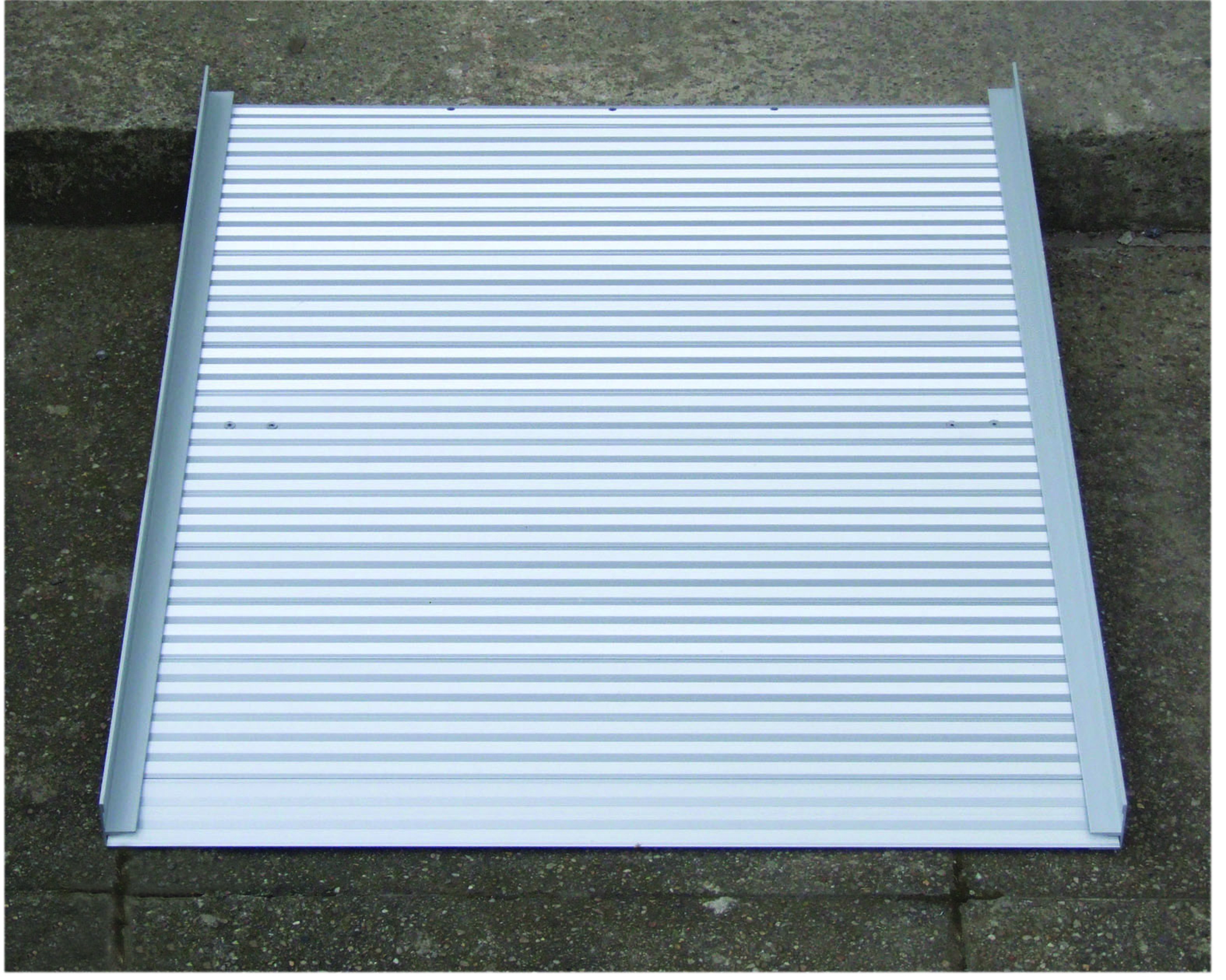 Aidapt - Oprolbare oprijplaat zilver - Compact ontwerp - Draagbaar