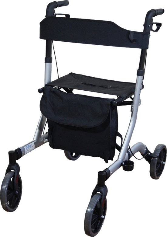 Aidapt rollator lichtgewicht (7 KG) - grijs