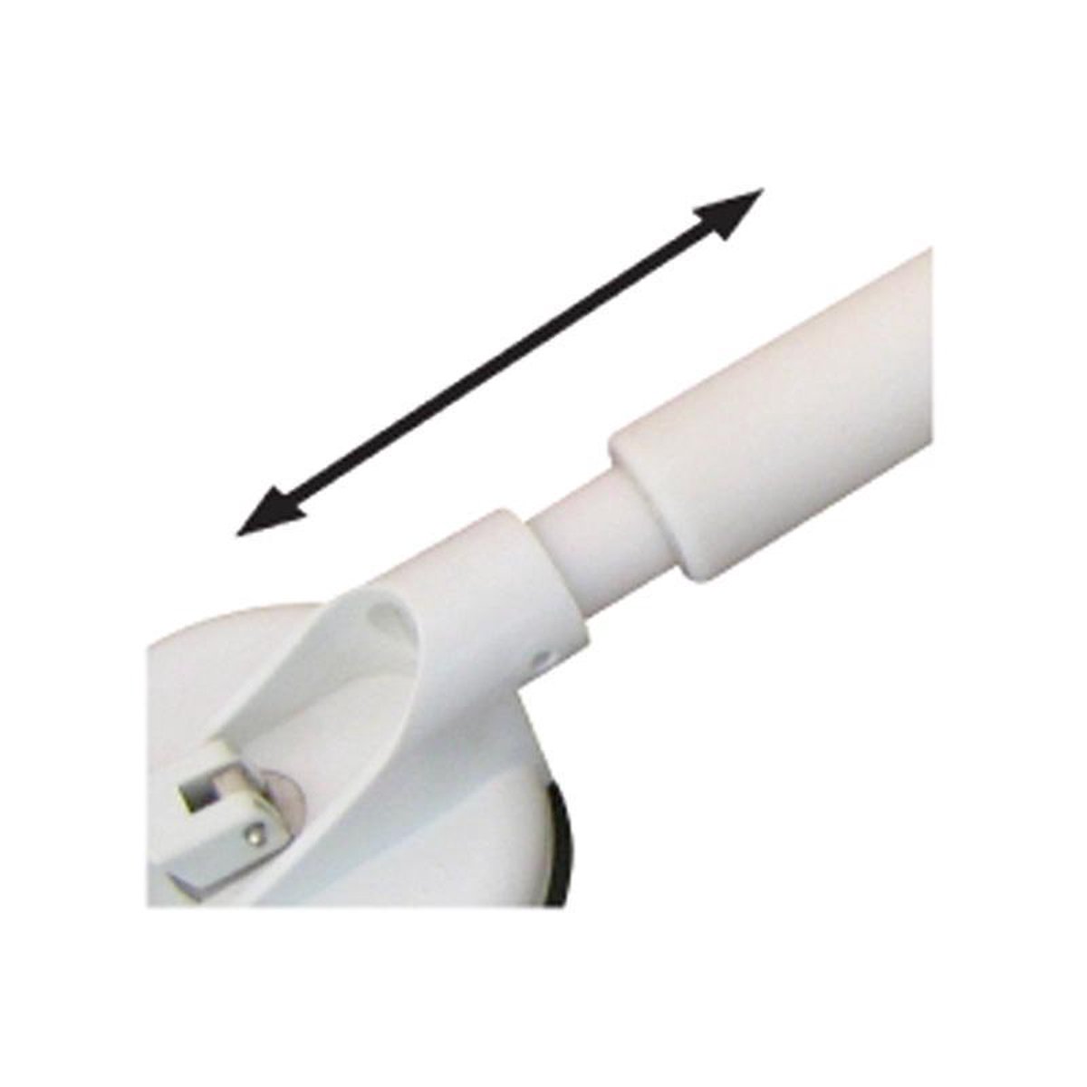 Drive - Handgreep solido t 70 cm zuignappen verstelbaar - Wit