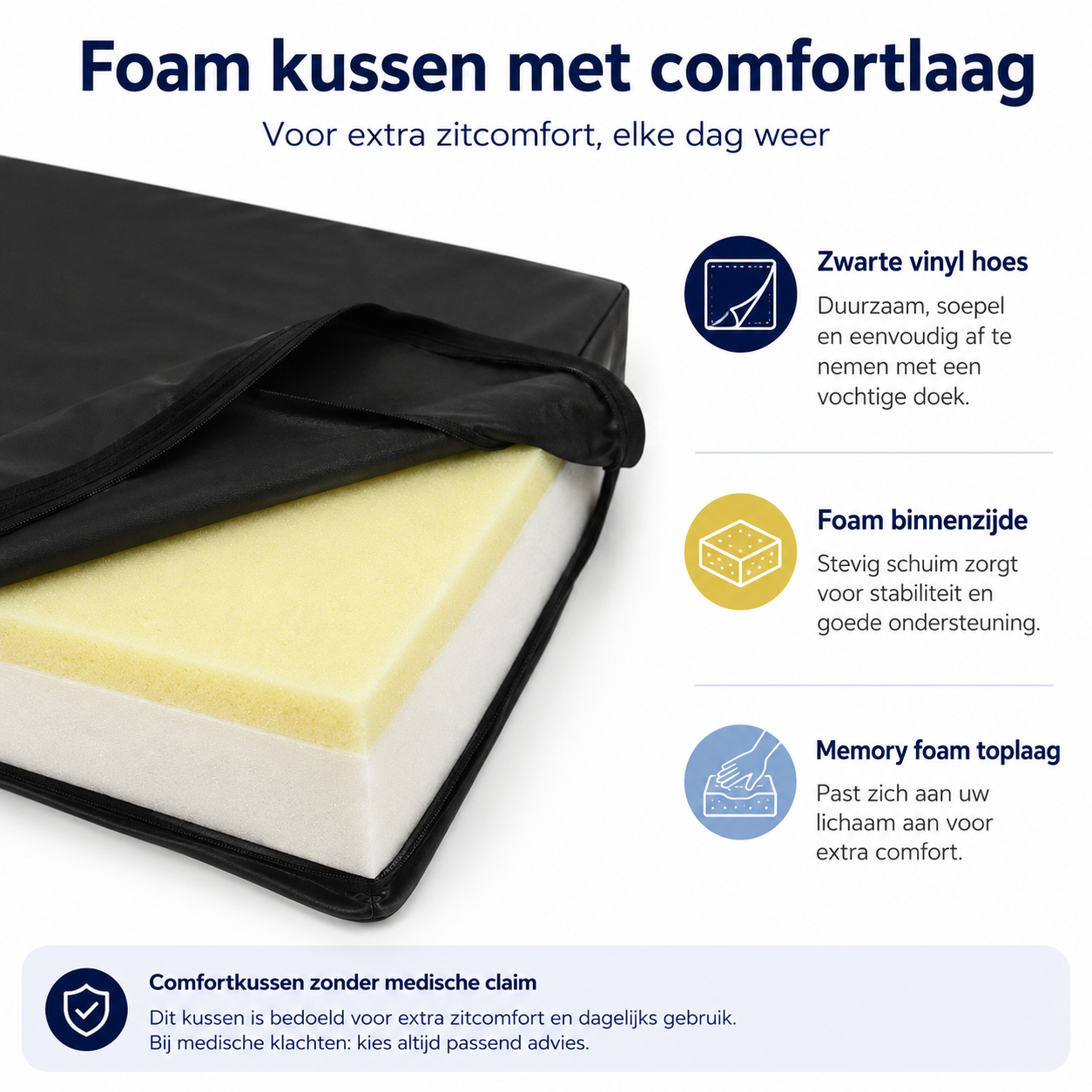 Aidapt VA122SA Rolstoelkussen