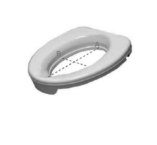 Moretti Toiletverhoger - Zonder deksel 10 cm hoog - Wit