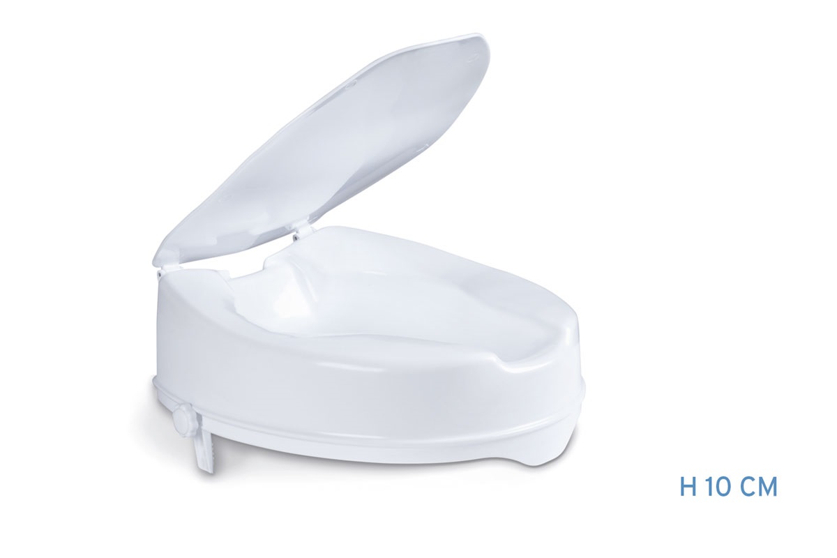 Moretti - Toiletverhoger 10 cm - Ergonomisch - Met deksel