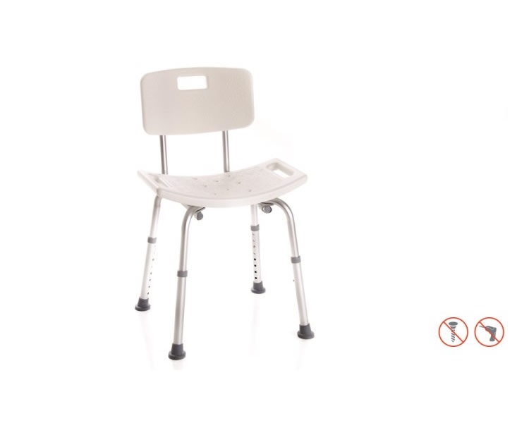 Moretti douchestoel hoogte verstelbaar - max 110kg