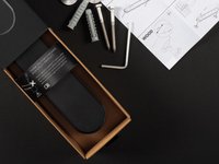 Vitility ID handgreep, badkamer beugel voor muurmontage, wandbeugel, Charcoal zwart