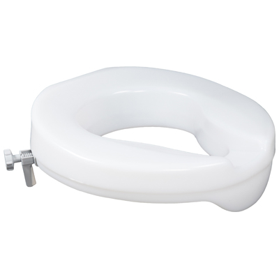 Aidapt - Toiletverhoger 5 cm - Antibacteriële afwerking - Zonder deksel