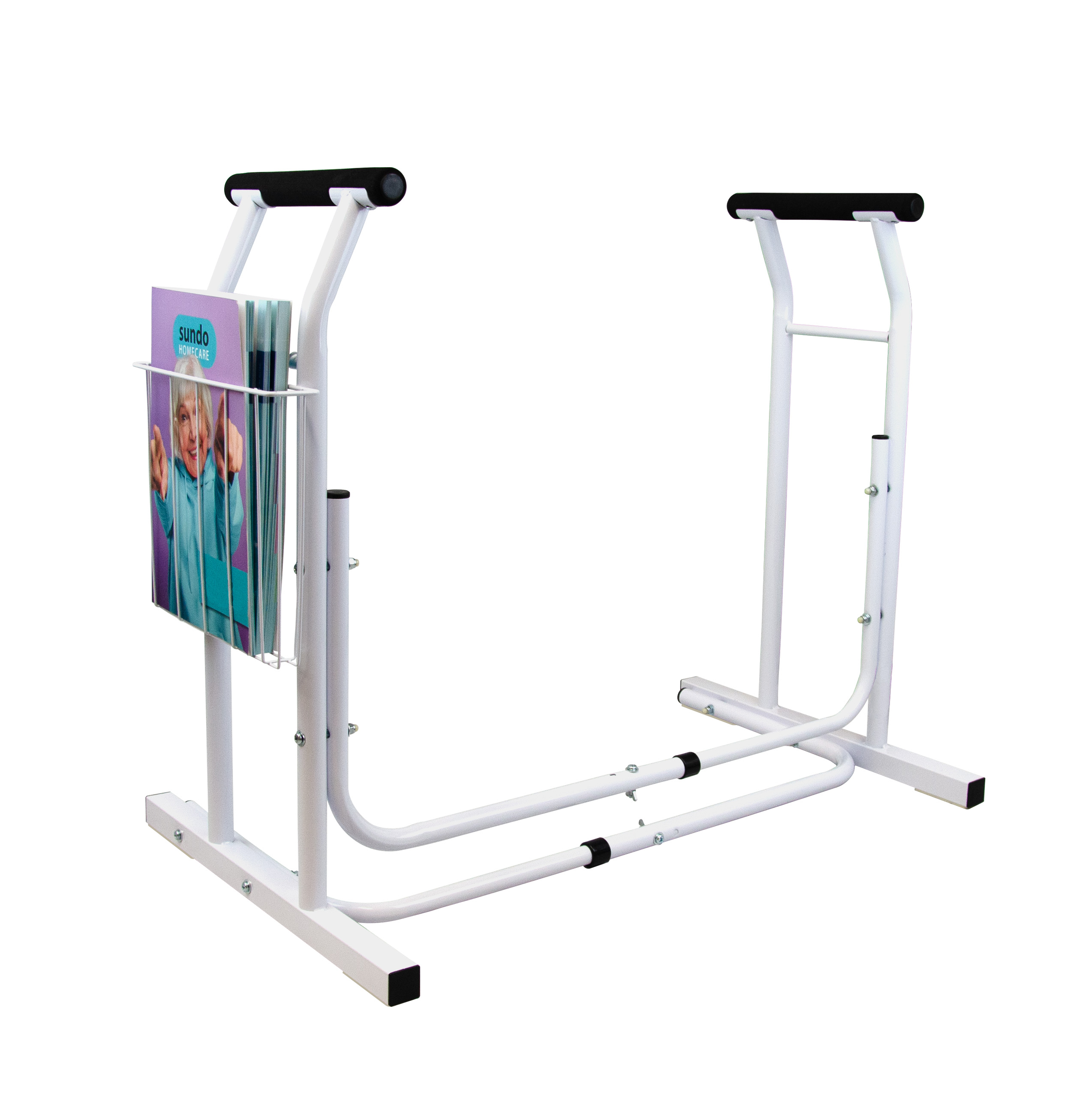 Toilet steunframe met opsta-hulp