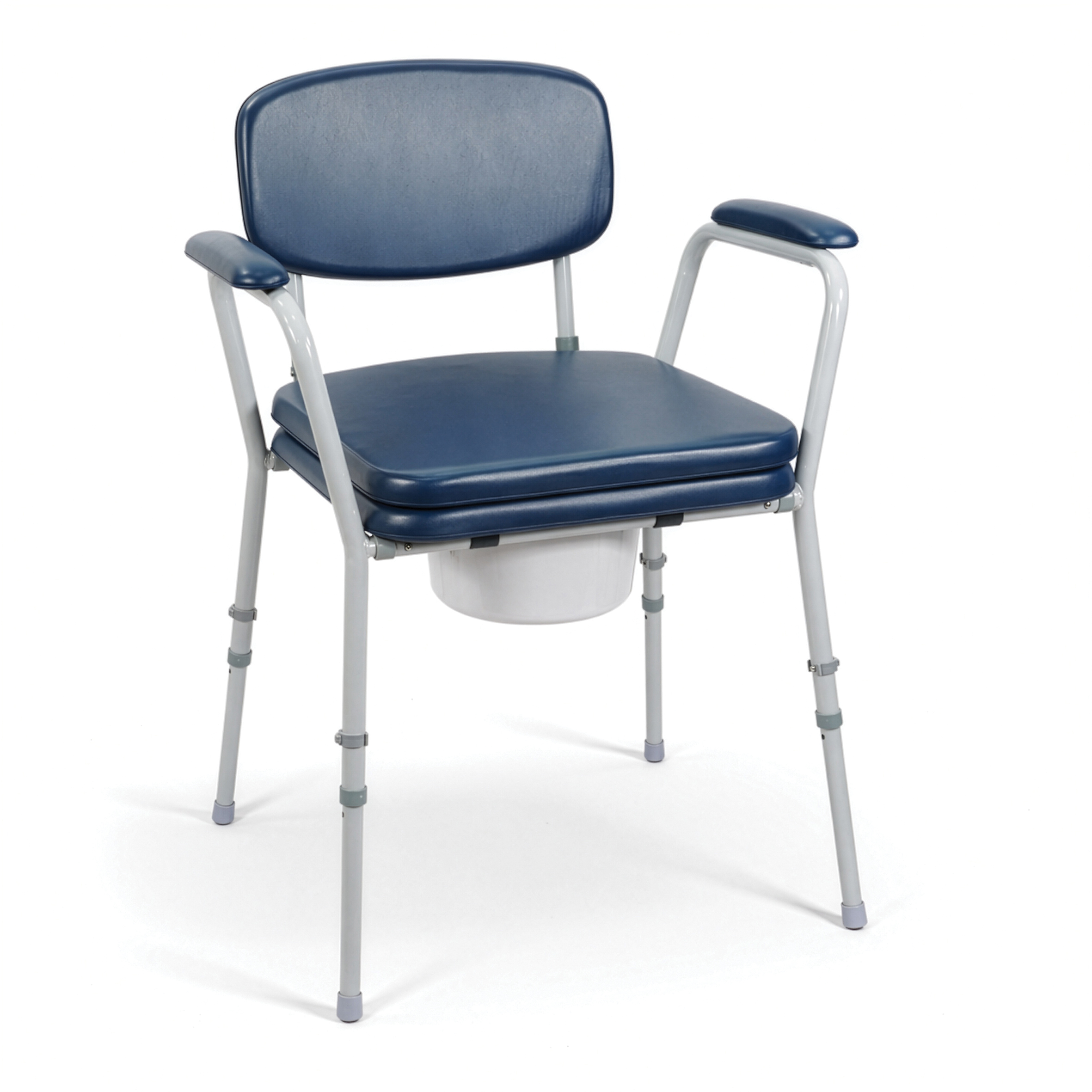 Aidapt Bedside Comfort Commode | Verstelbare Toiletstoel met Gevoerde Zitting