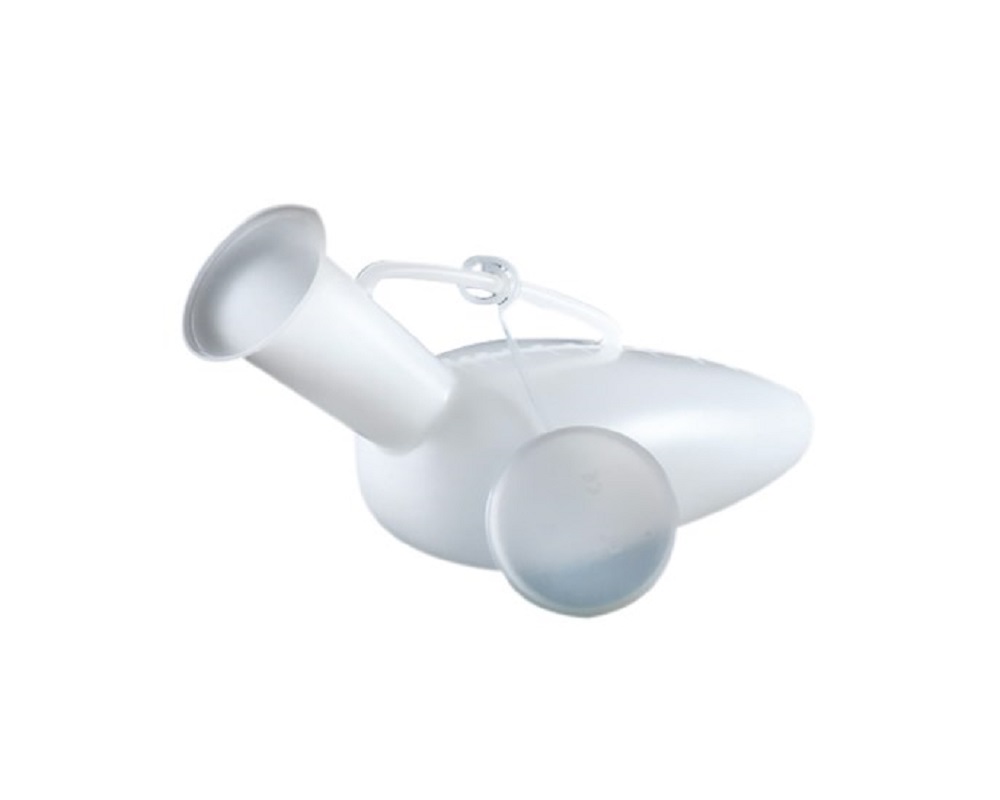 Urinaal man met dop en handvat