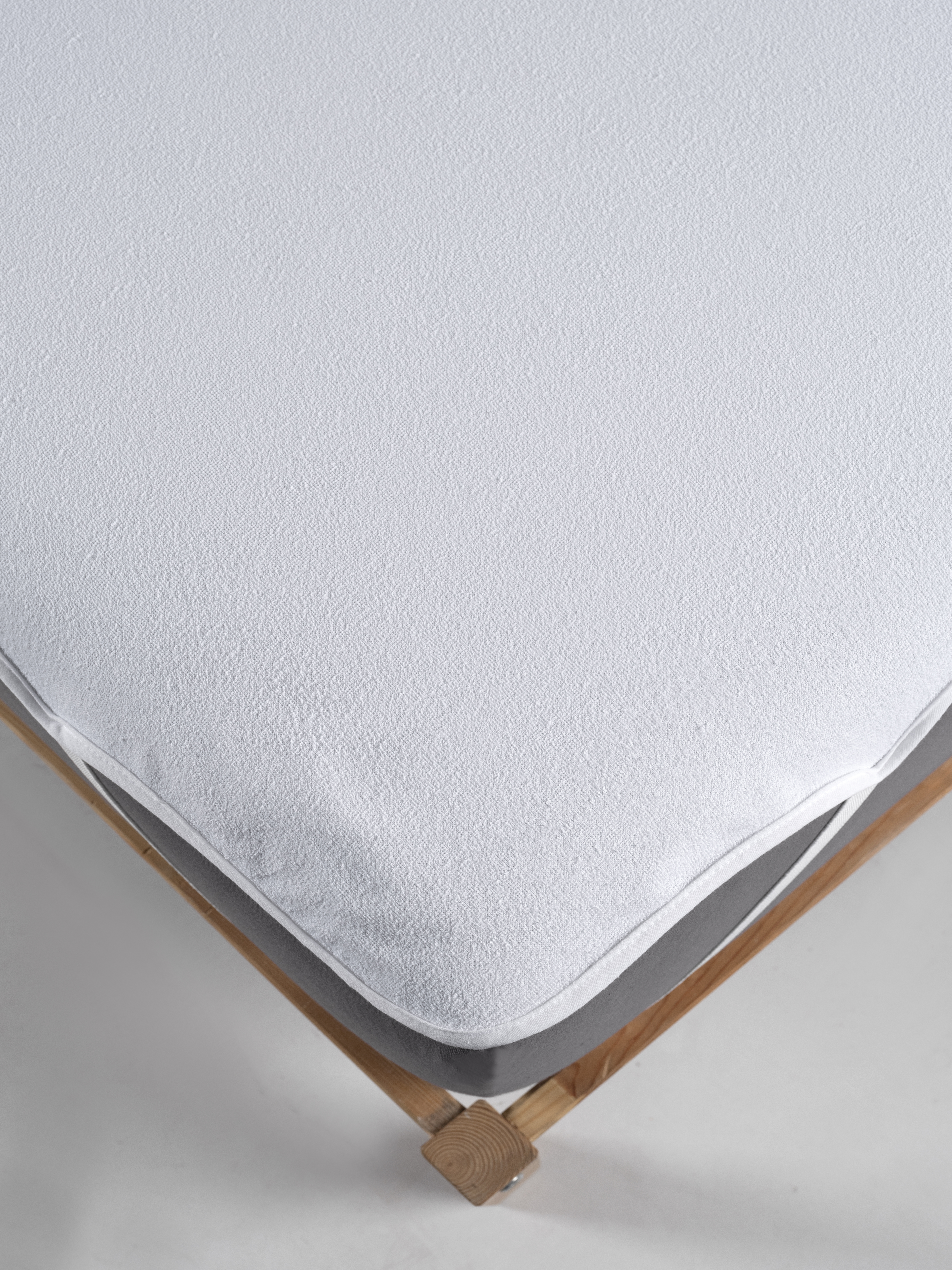 Ertop Textile Waterproof matrasbeschermer - Jersey katoen 90x200 cm - Wit
