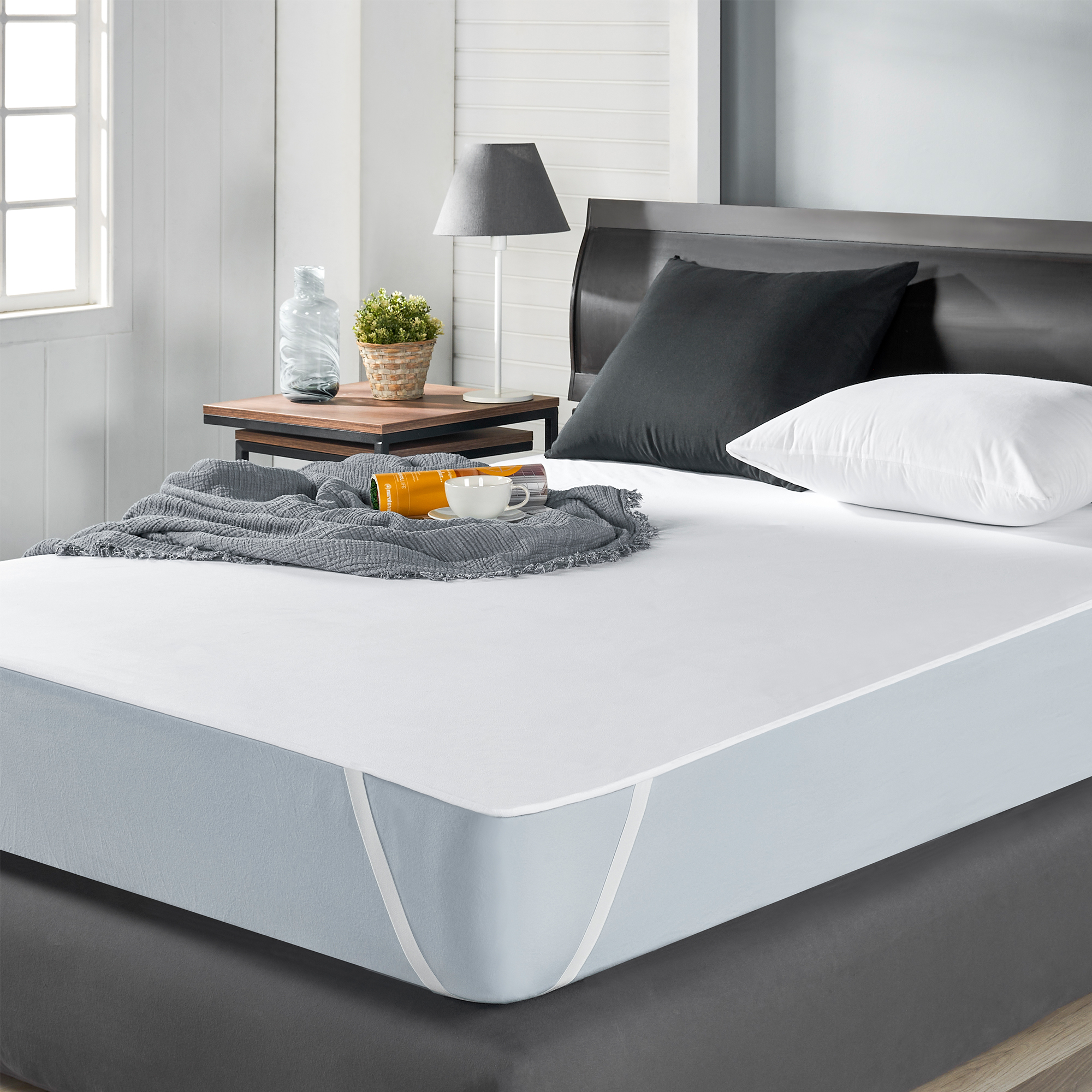 Ertop Textile waterproof wegwerp matrasbeschermer - polyester (PU) - 150x200 cm