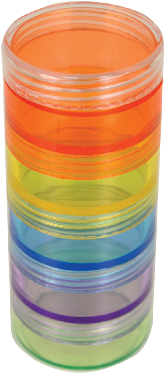 Aidapt - Pillendoosje - 5 Compartimenten - Transparant