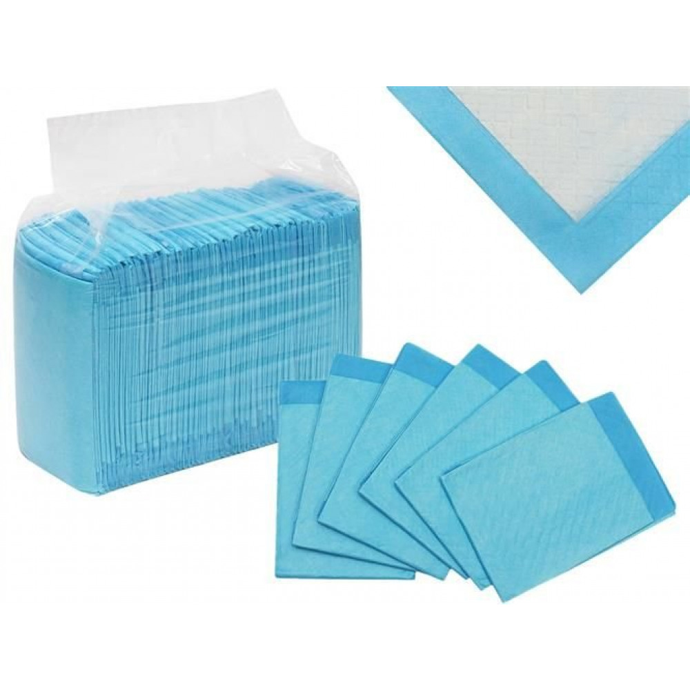 Isotrade Onderleggers Wegwerp - Superabsorberend - Blauw
