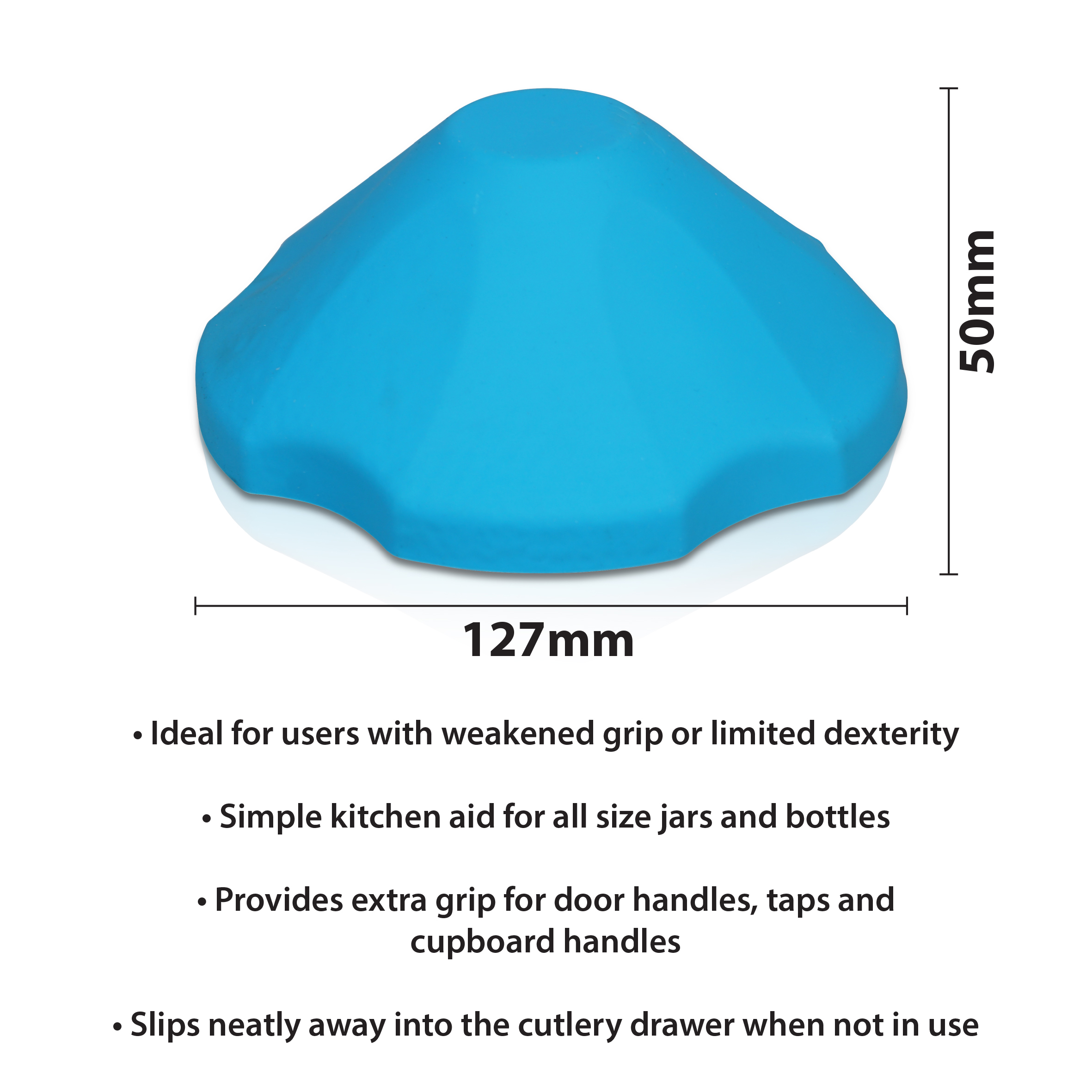 Aidapt Opener Pot en fles - Blauw