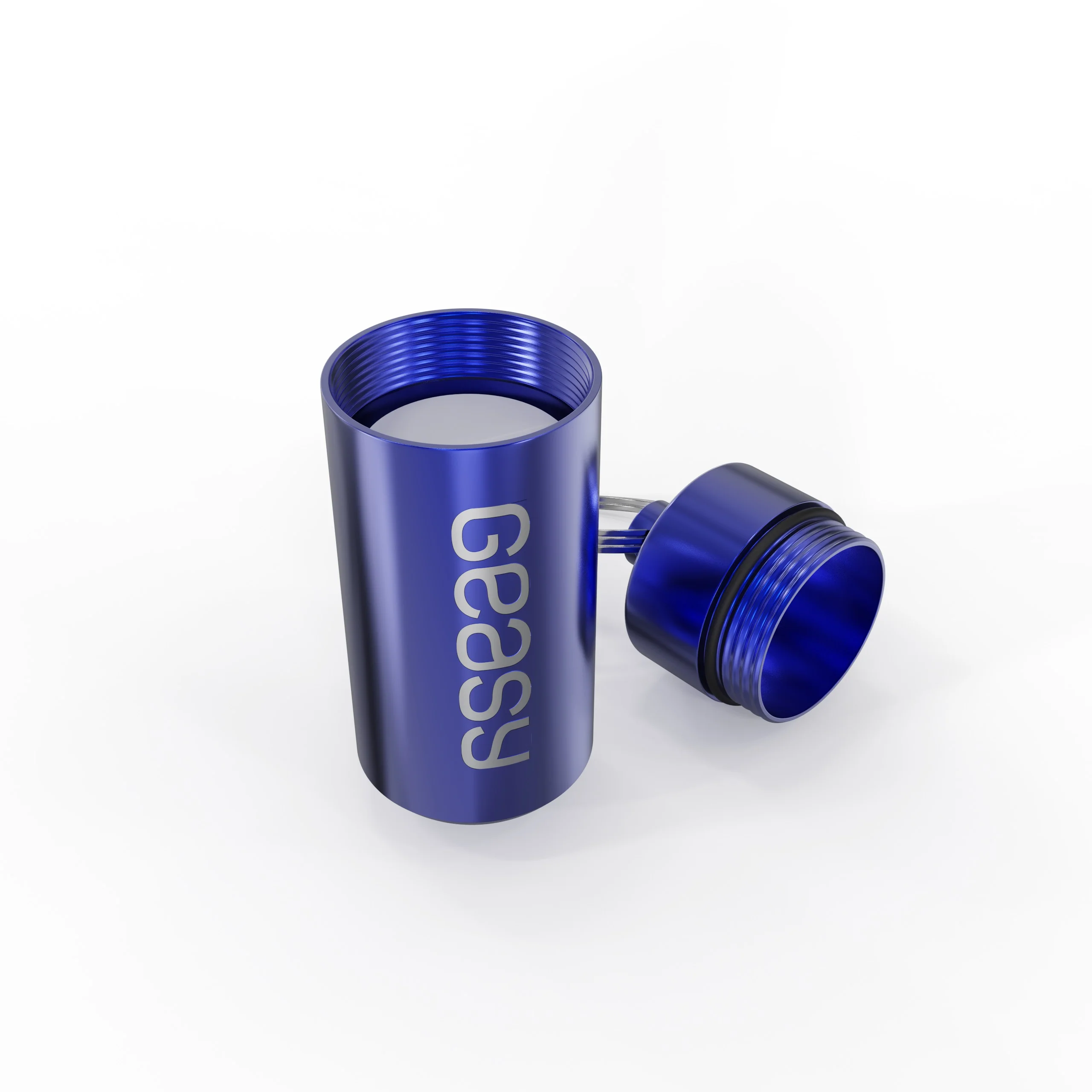 GEASY Pillendoosje Sleutelhanger, blauw