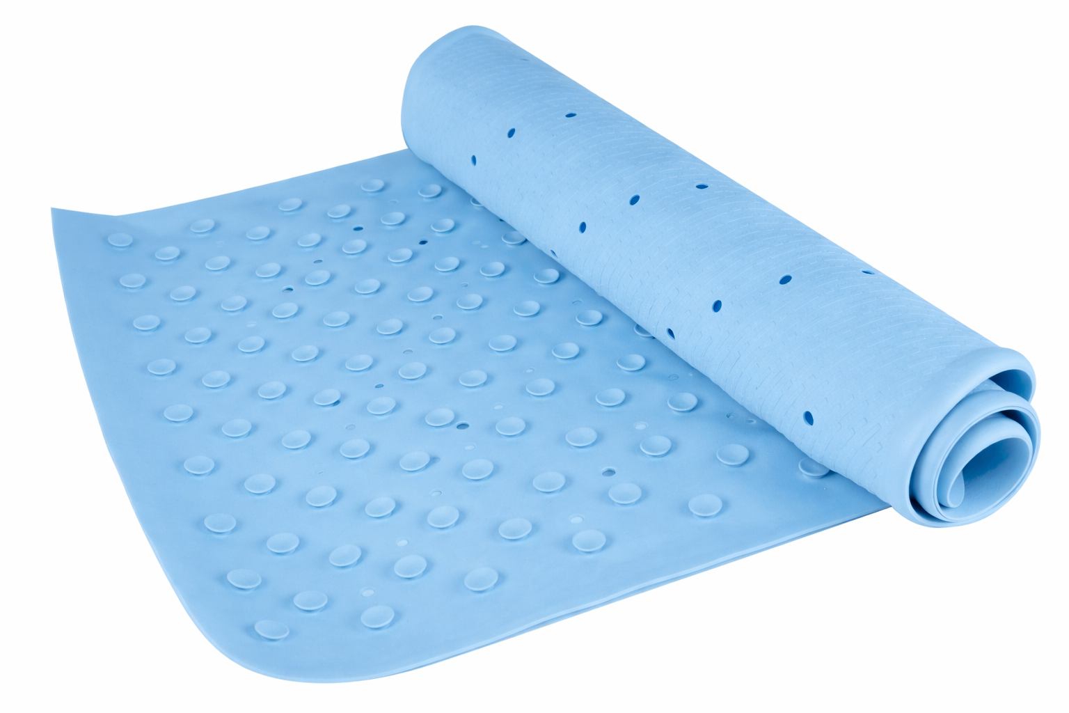 Antislip badmat 76 × 35 cm blauw