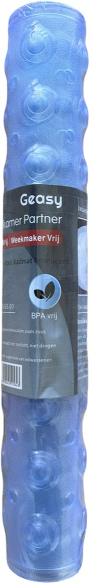Antislip badmat 40 x 100 cm – Geasy, transparant (afbeelding 2)