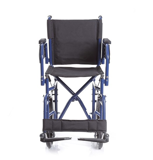 Moretti - Transportrolstoel - Opvouwbaar - Comfortabel - Blauw