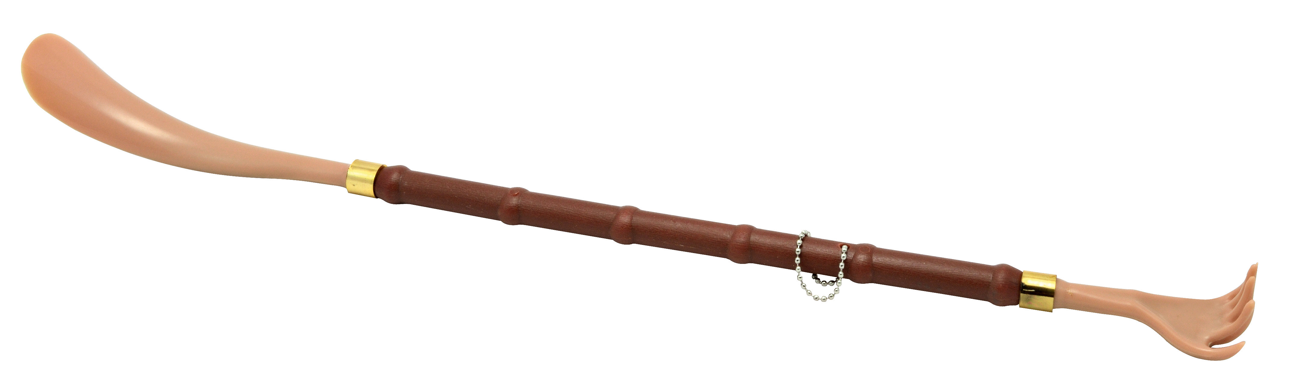 Schoenlepel met krabhand | Aantrekhulp en krabhulp in één