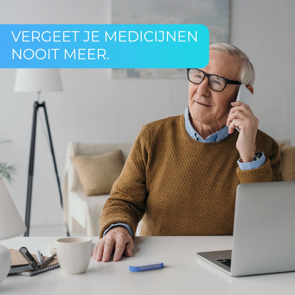 GEASY Pillendoos 7 Dagen 4 Vakken - Stevige Sluiting - Nederlandstalig - Meerkleurig - Medicijndoosje 7 dagen – Pillendoosjes 7 dagen 4 vakken – Pillendoosje