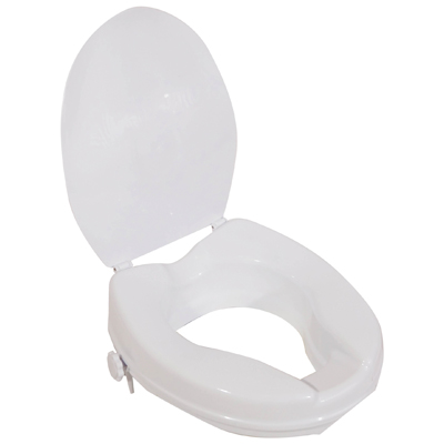 Aidapt - Verhoogde toiletbril 5 cm - Ergonomisch - Met deksel