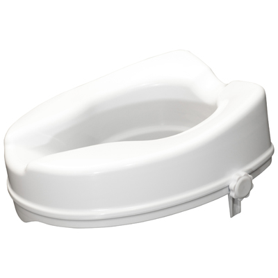 Aidapt - Verhoogde toiletbril 10 cm - Ergonomisch - Zonder deksel