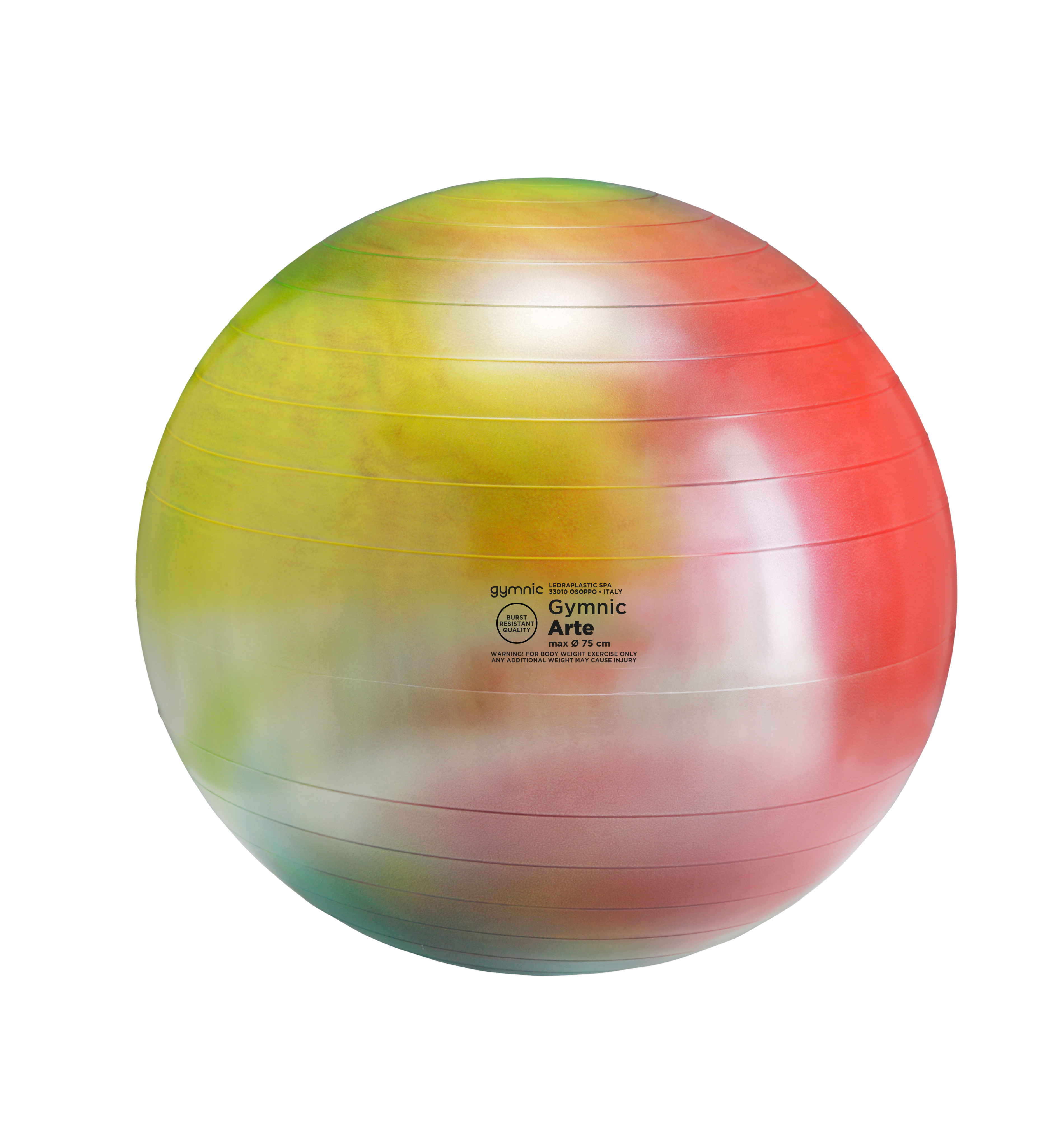 Gymnic ARTE Oefenbal 75 cm, Physio &amp; Gymnastiekbal (Anti-Burst)