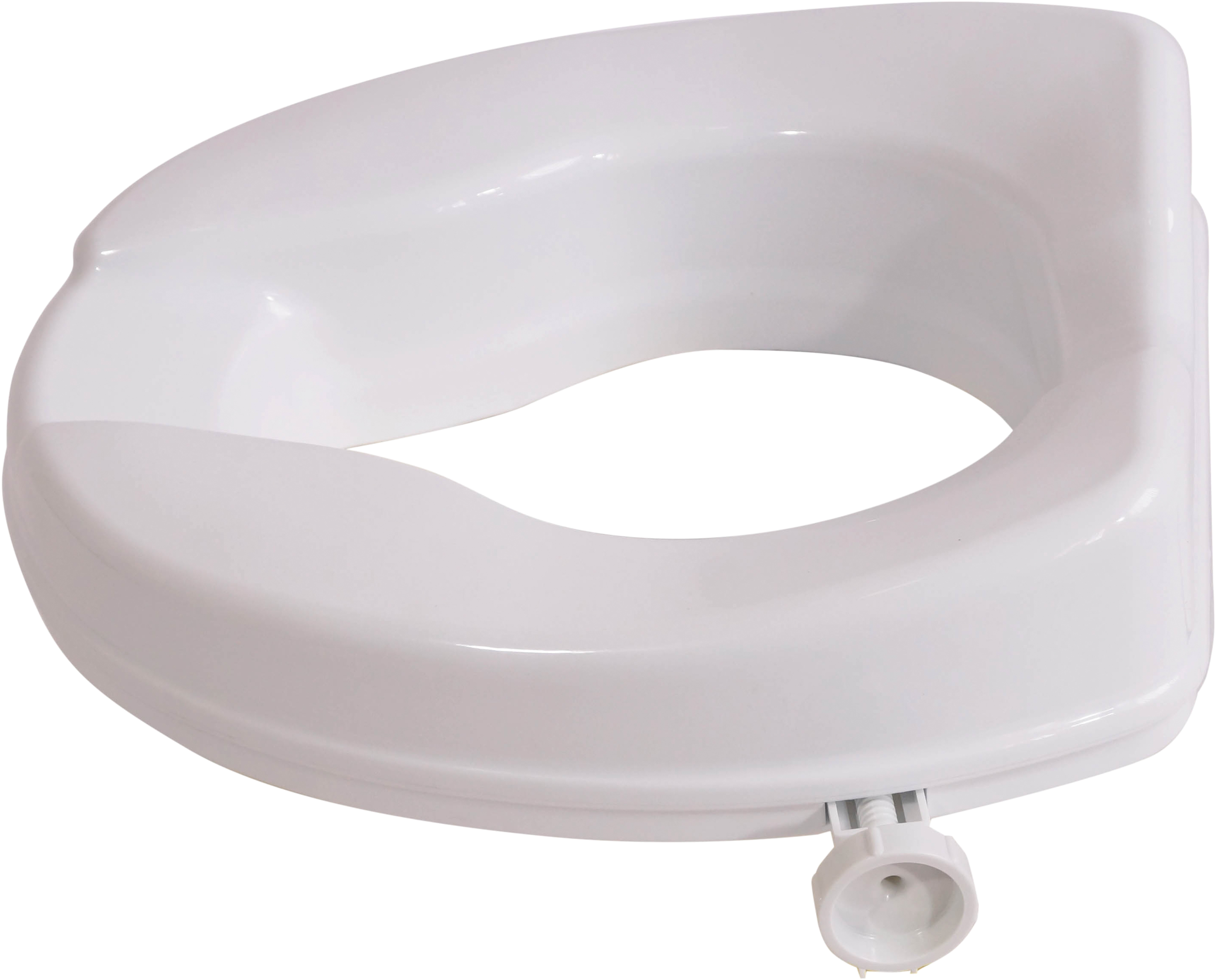 Aidapt - Toiletverhoger 5 cm - Ergonomisch - Eenvoudige installatie - Wit
