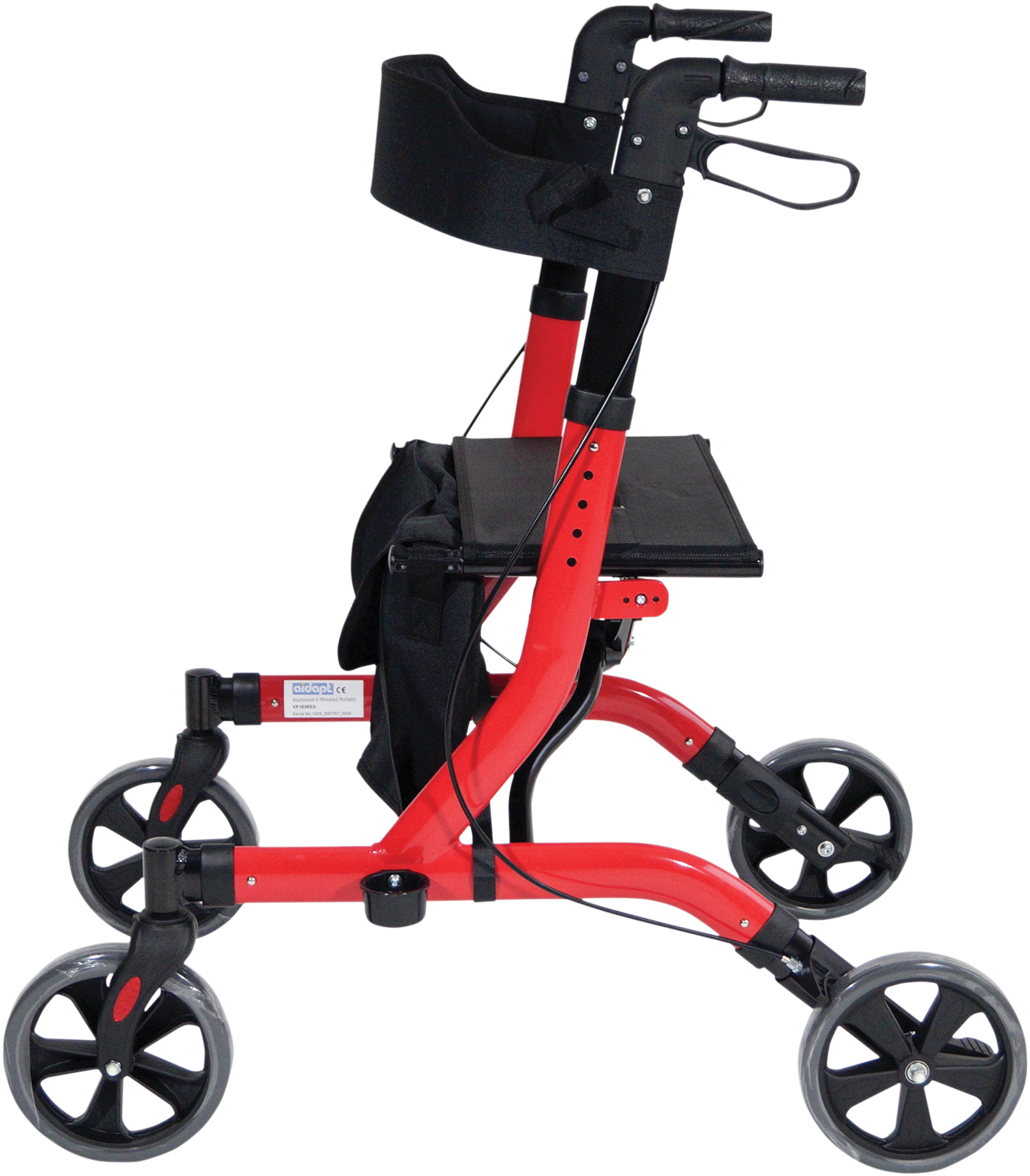 Aidapt Rollator lichtgewicht - Rood
