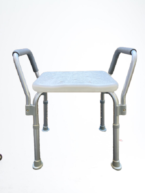 Solid homecare douchekruk kunststof zitting - verstelbaar - aluminium