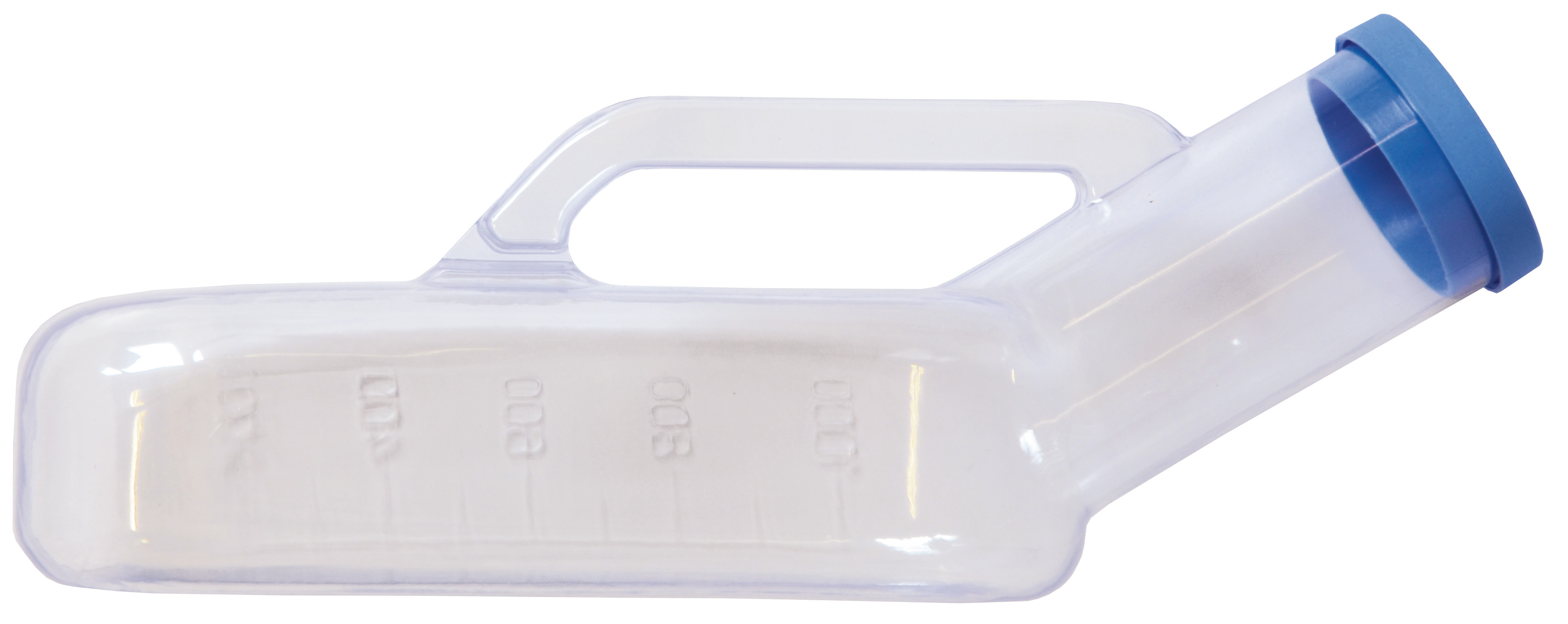 Sundo Urinaal man Rechthoekig met handgreep, 1000ml - Transparant