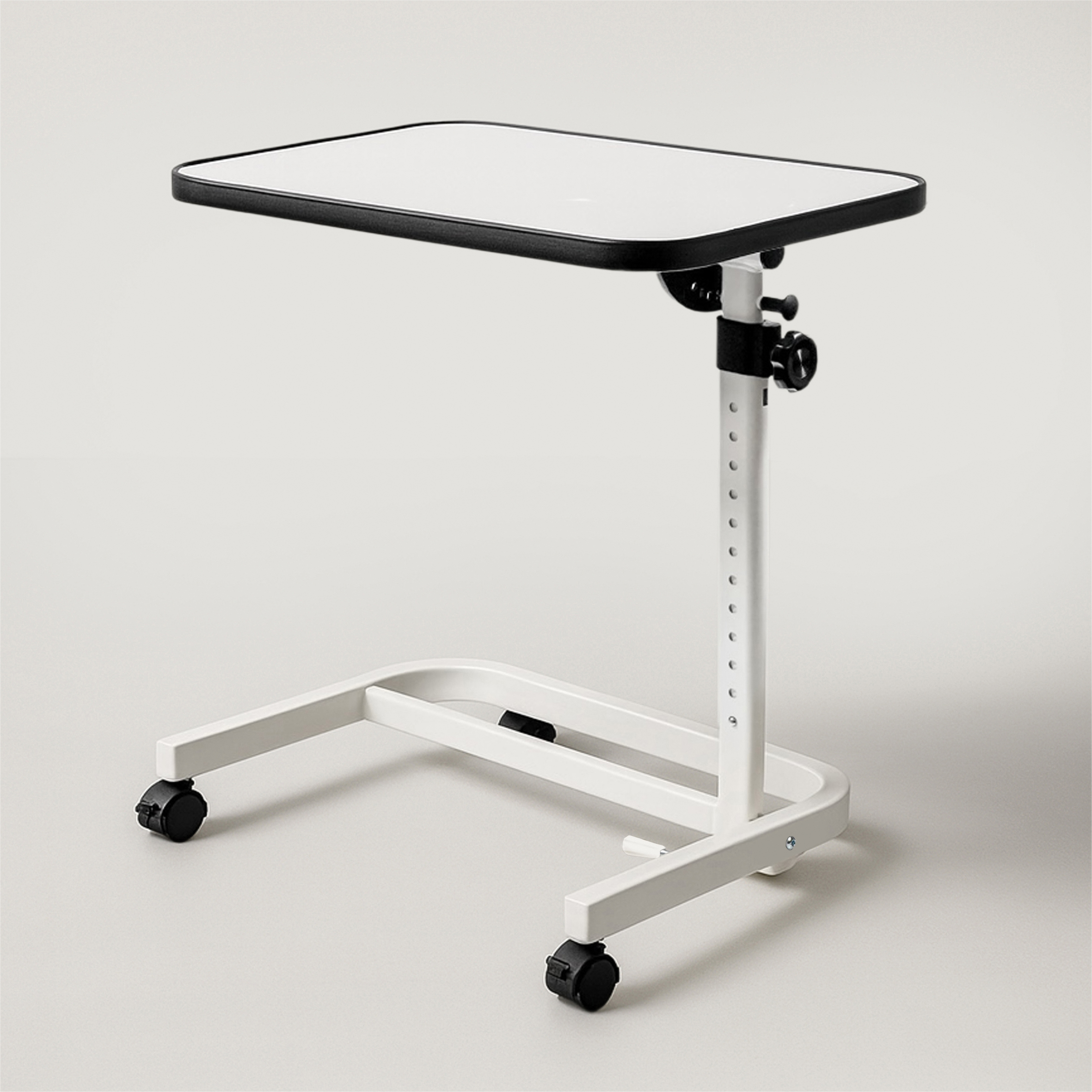 Aidapt bedtafel met wielen - wit