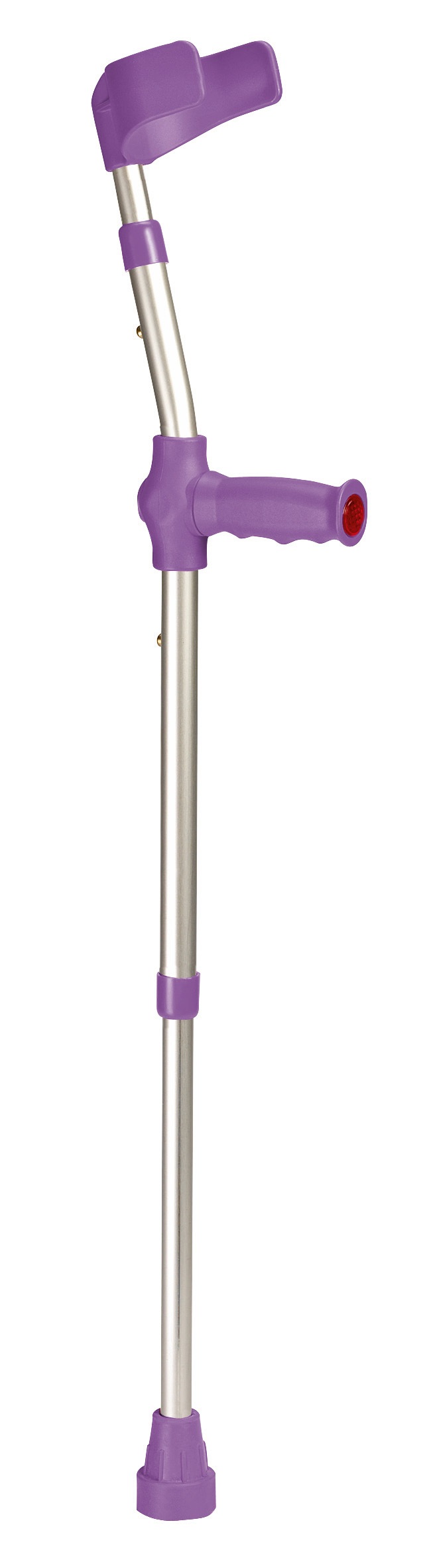 Kinder elleboogkruk lila, aluminium – verstelbaar - 1 stuks