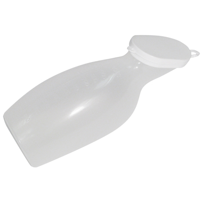 Aidapt - Plasfles - Urinaal voor vrouwen - Herbruikbaar - 1 Liter