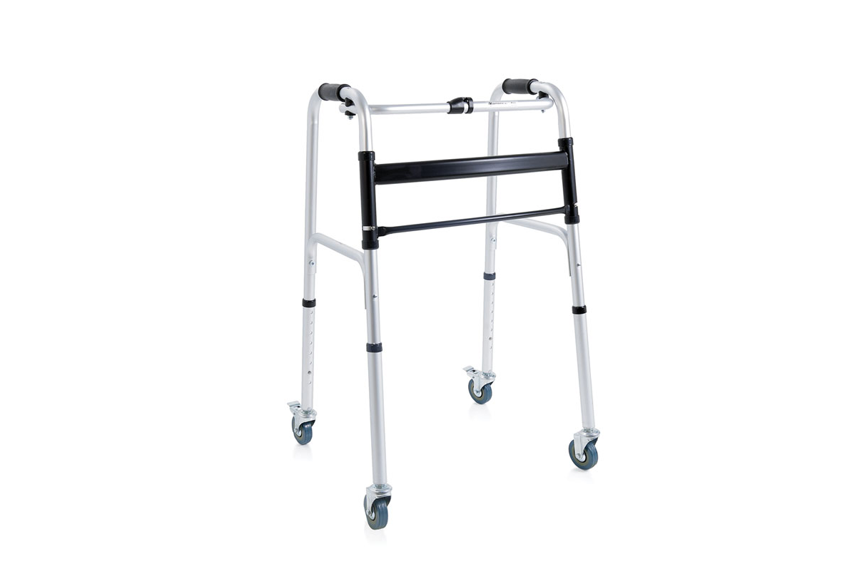 Moretti - Opvouwbaar looprek - Met zwenkwielen - Verstelbaar