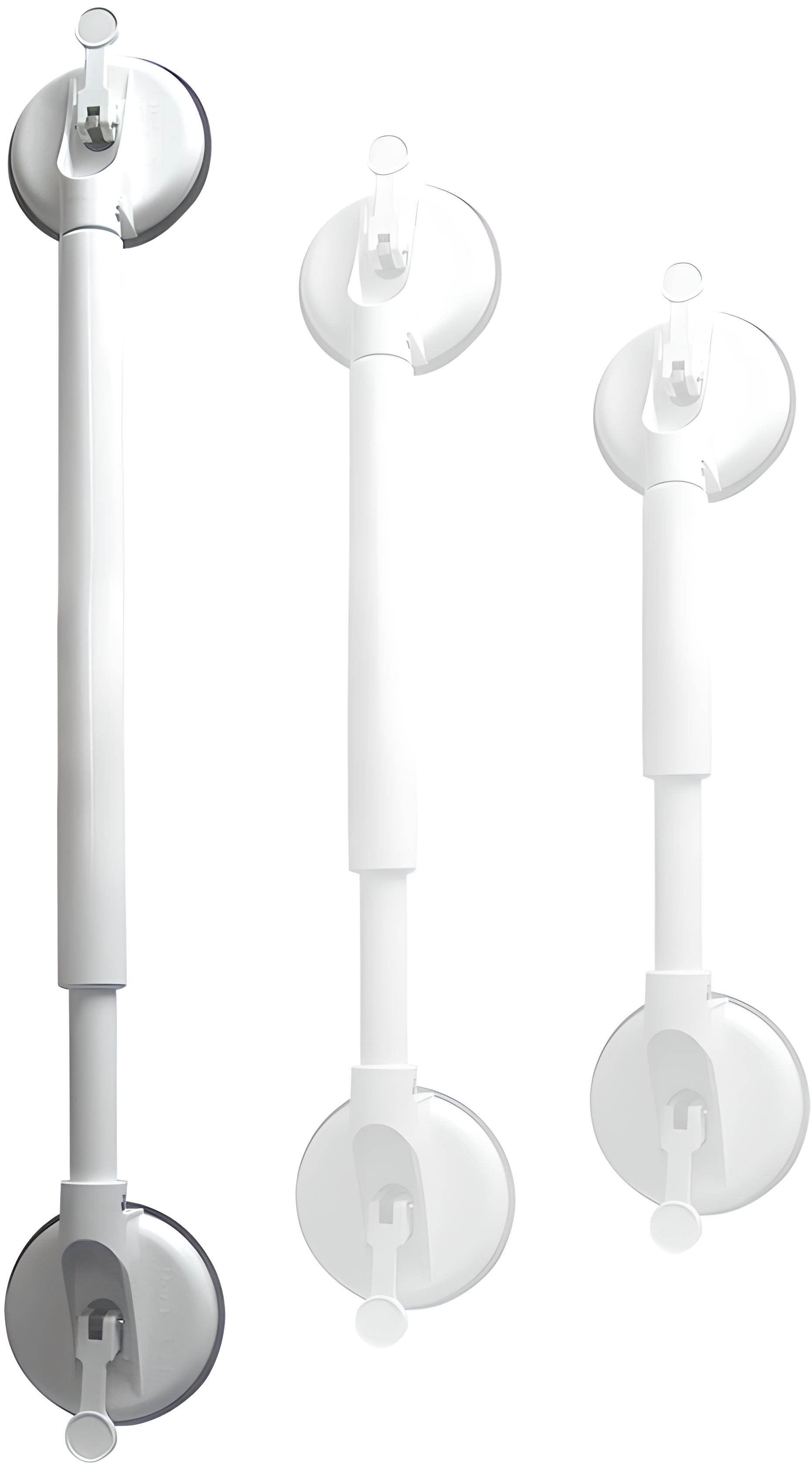 Drive - Handgreep solido t 70 cm zuignappen verstelbaar - Wit