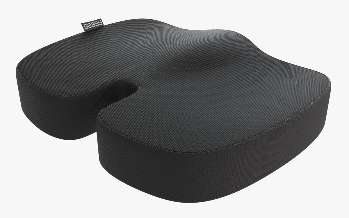 GEASY orthopedisch Zitkussen, traagschuim