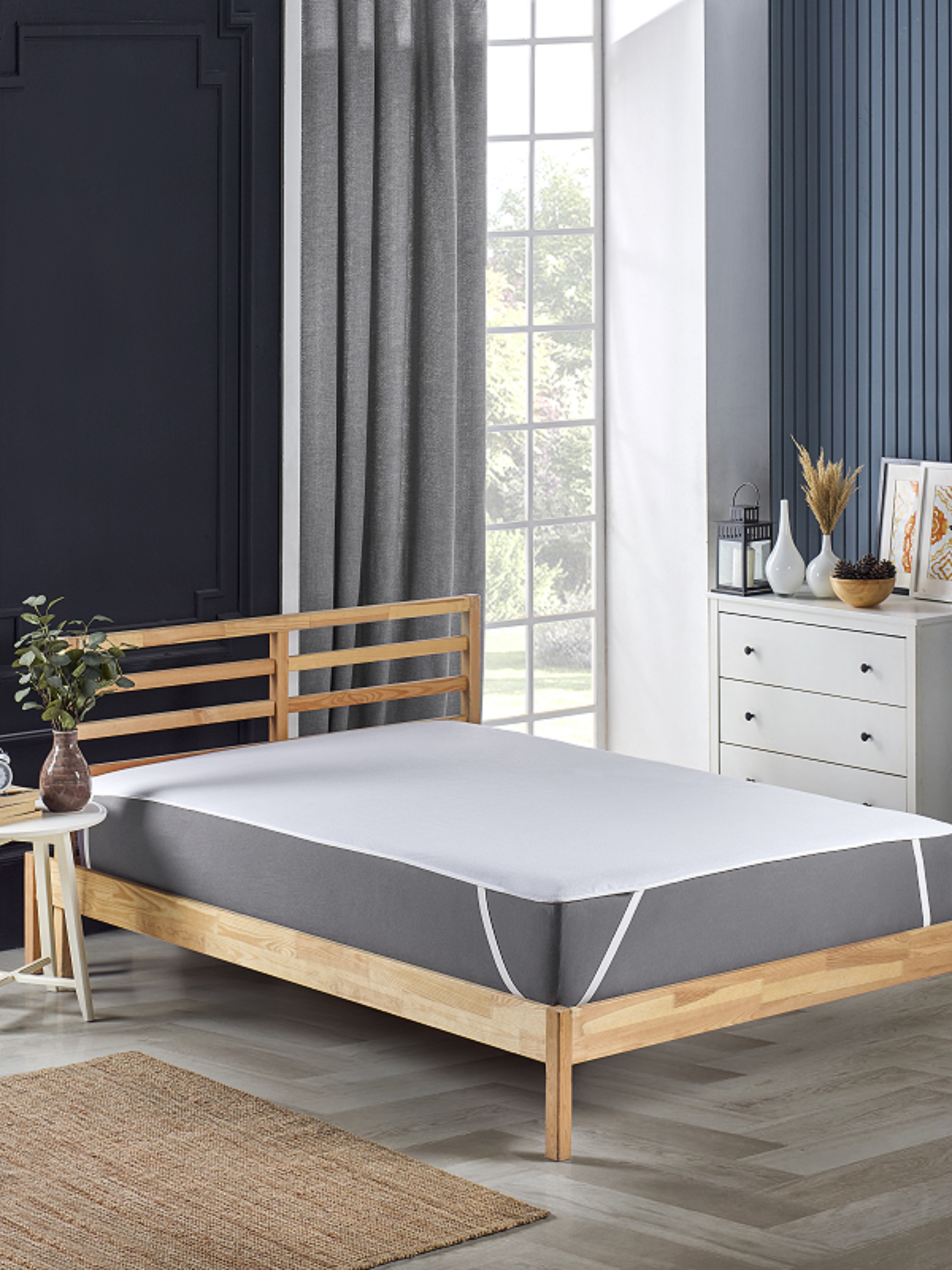 Ertop Textile waterproof matrasbeschermer - katoen - 200x200 cm