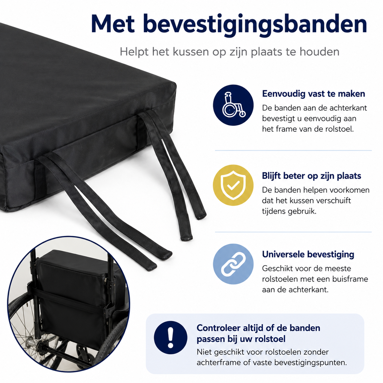 Aidapt VA122SA Rolstoelkussen