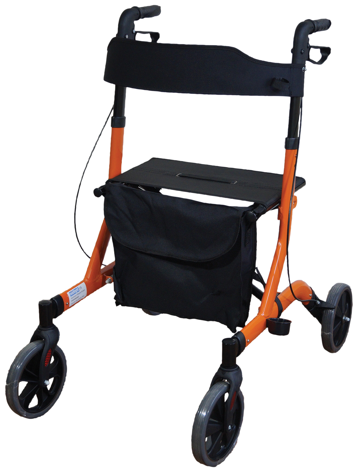 Aidapt rollator lichtgewicht (7 KG) - oranje