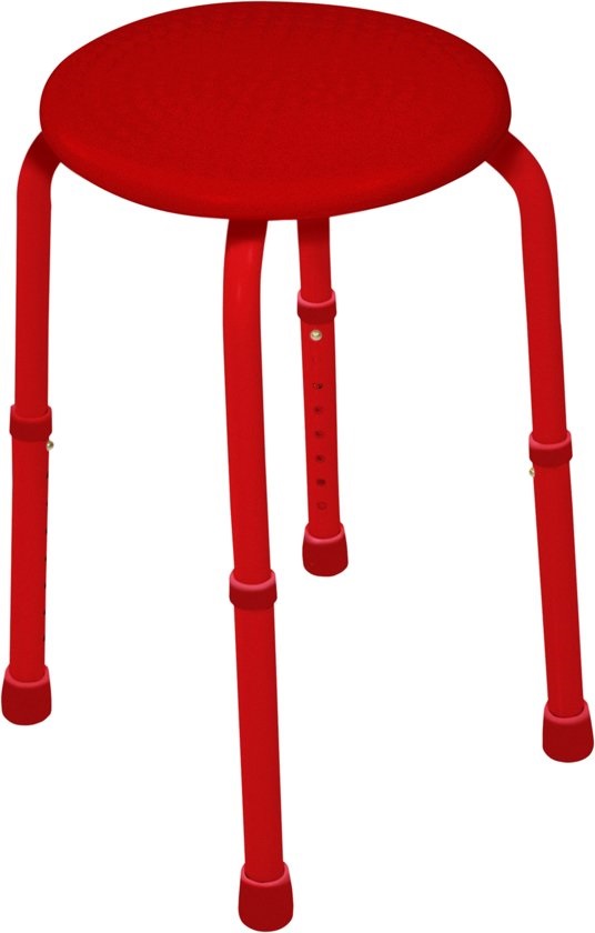Aidapt - Douchekruk - Verstelbaar - Rood