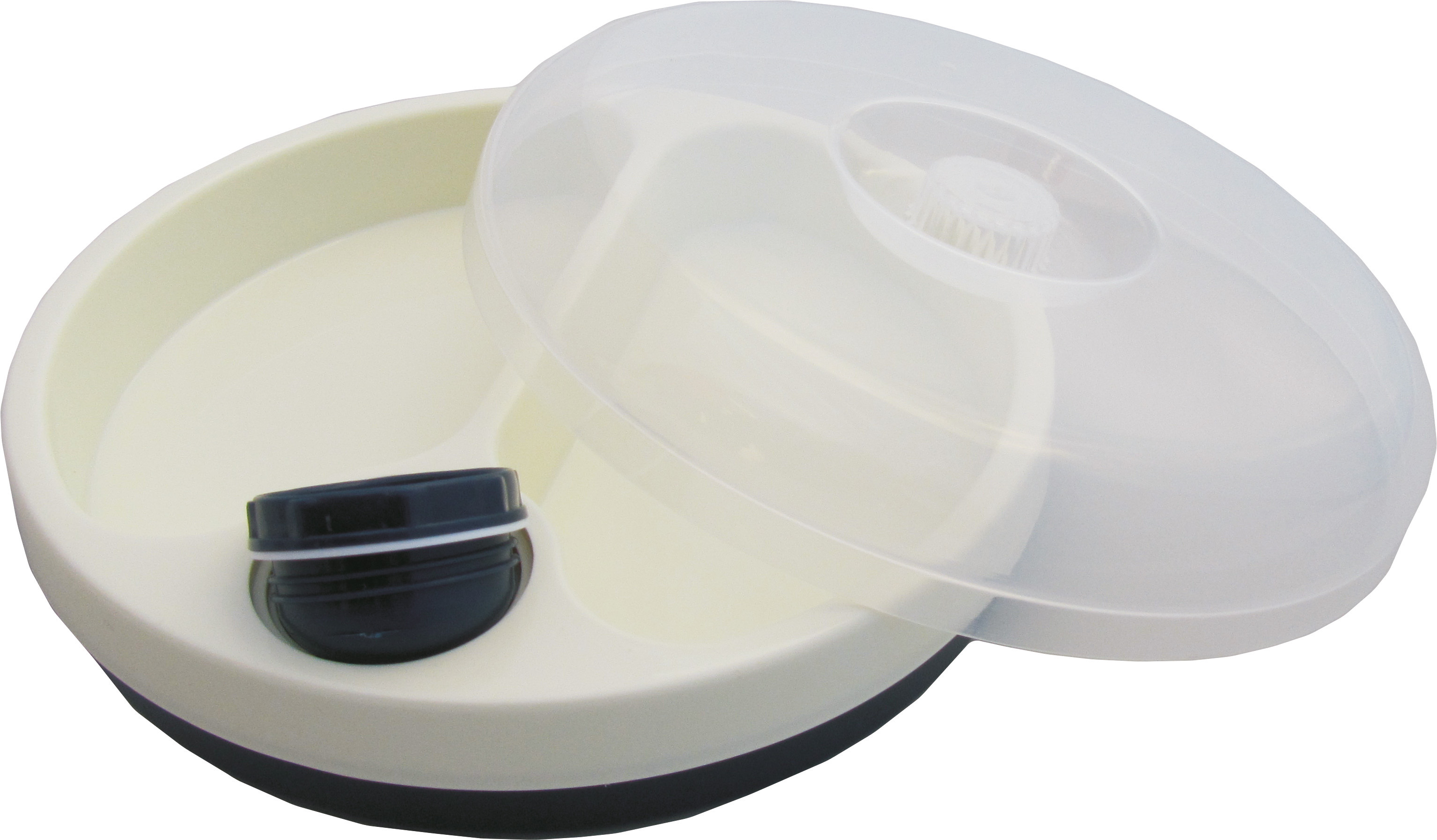 Sundo warmhoudbord met deksel – 22 cm, geschikt voor magnetron