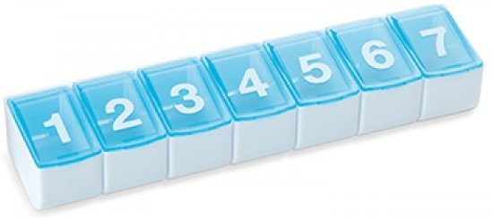 Vitility - Pillendoosje - Handig voor op reis - 7 compartimenten
