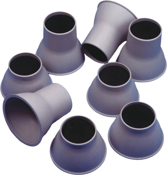 Bed en stoelverhogers grijs olifantpoten 14 cm