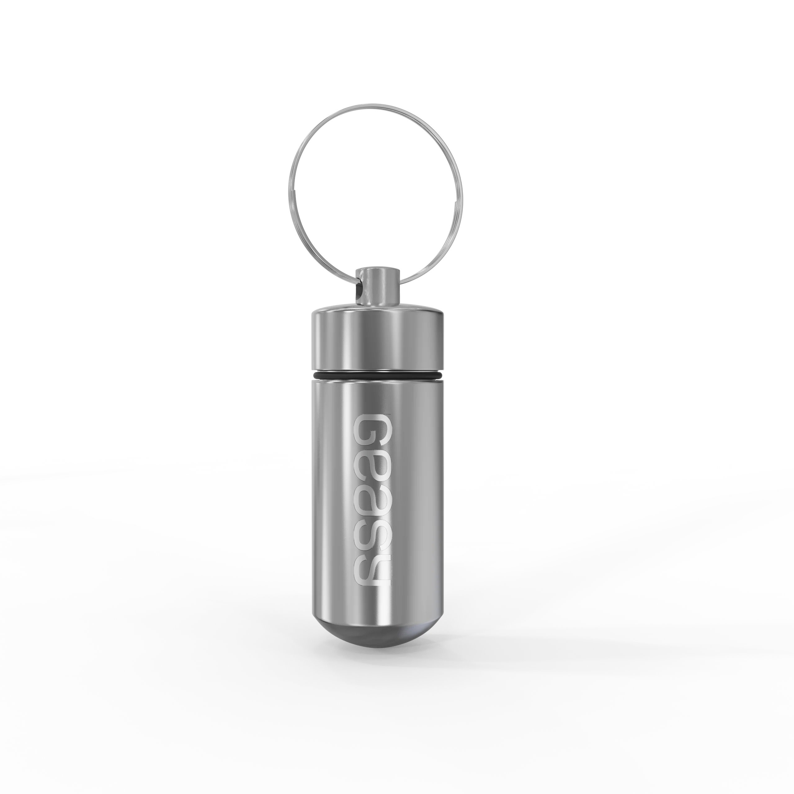 GEASY Pillendoosje Sleutelhanger, zilver