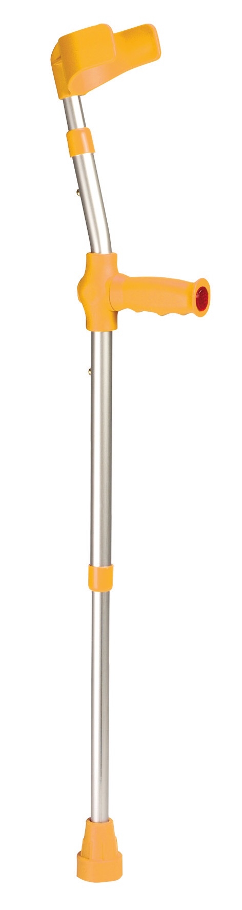 Sundo Kinder elleboogkruk - loopkruk - geel van aluminium – verstelbaar - 1 stuks