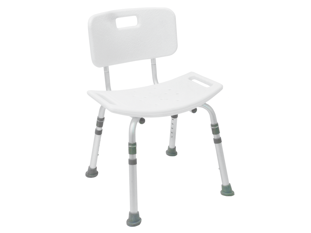 Drive - Douchestoel - Rugleuning - Hoogte verstelbaar