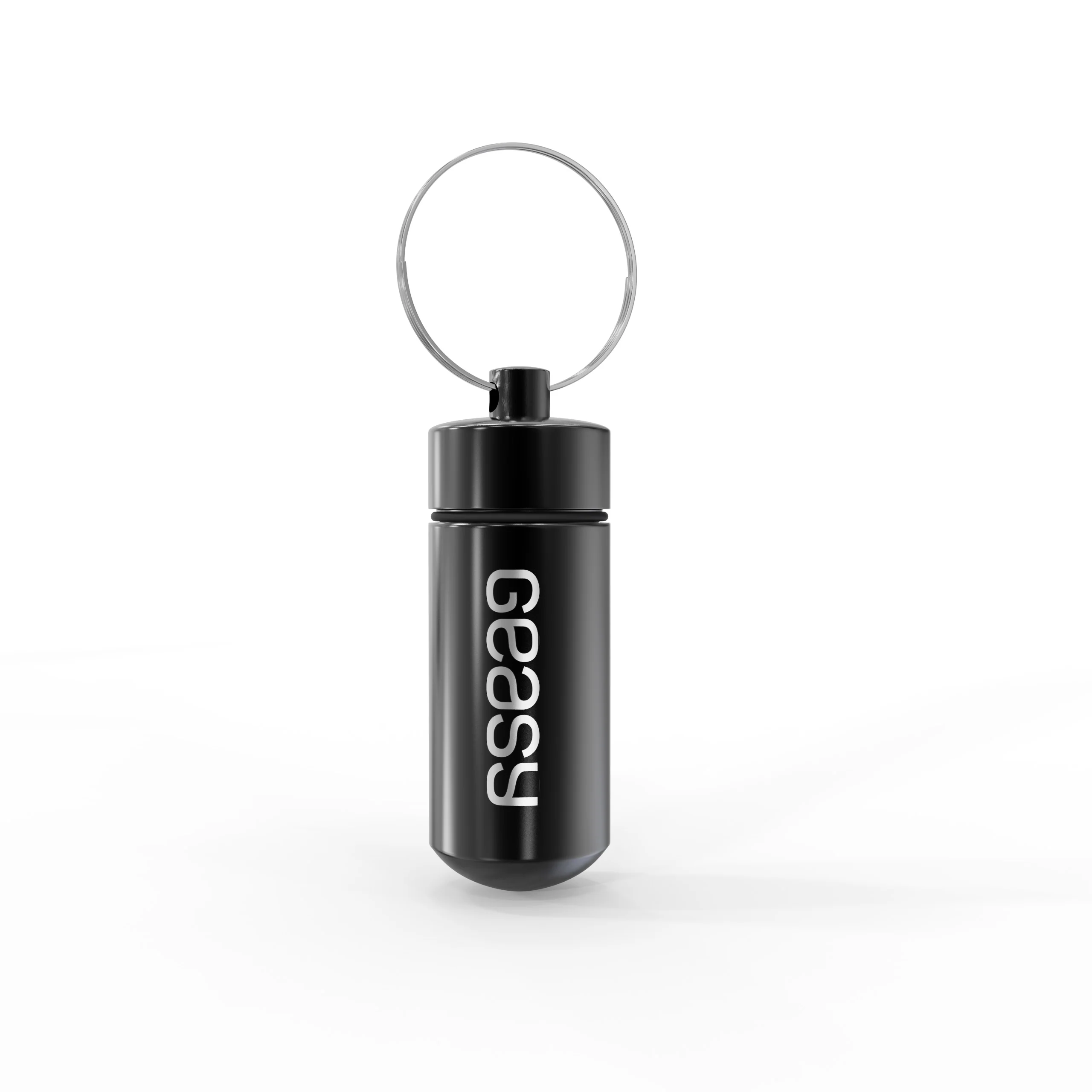 GEASY Pillendoosje Sleutelhanger, zwart