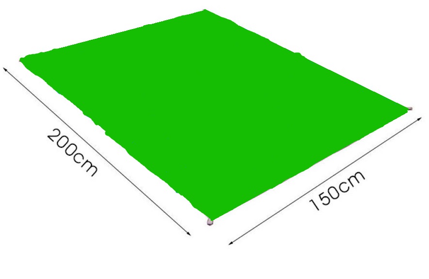 Shop-Story Strandlaken Anti-zand 200 x 150 cm - Groen