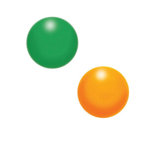 Stressbal combideal - oranje &amp; groen